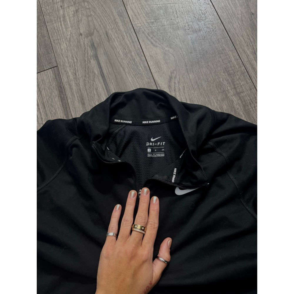 Nike Brand New Flash Element Black and White Dri Fit Size Small QuarterZip $75 - Picture 9 of 13